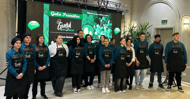 Liceeni care aspiră la profesia de Chef premiați în cadrul proiectului Gustul Viitorului