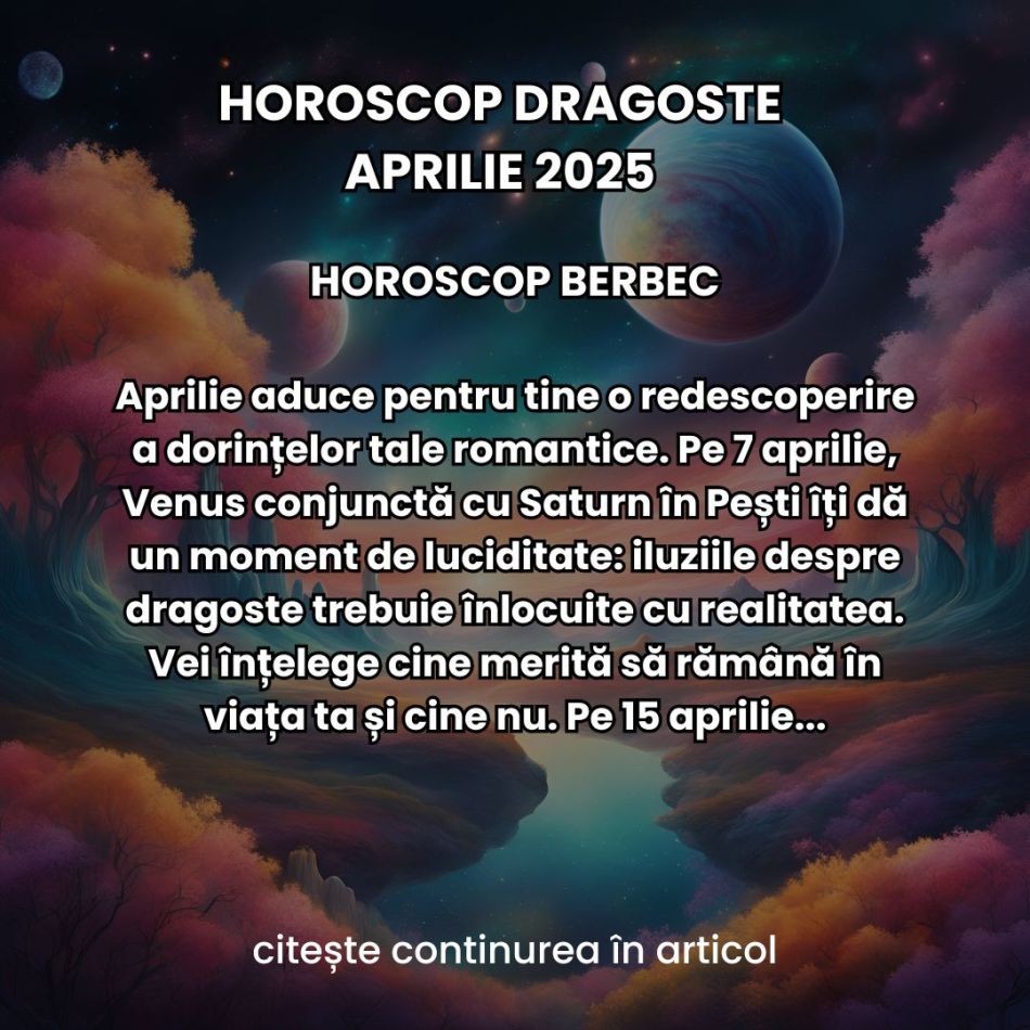 Horoscop Dragoste Aprilie 2025: Meleagurile dragostei se deschid în fața noastră și ne aduc sentimente intense de toate felurile
