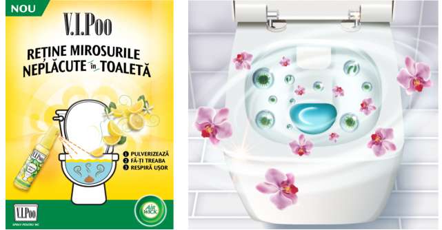 Air Wick lansează o nouă categorie pe piața de odorizante din România: V.I.Poo - produsul vedetă pentru toalete fără tabu