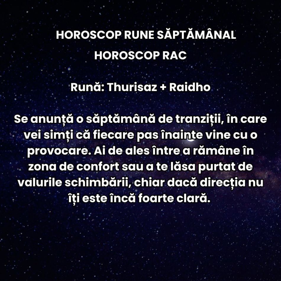 Horoscop Rune săptămâna 21-27 aprilie 2025: Cine rămâne lângă noi acum o face pentru că vrea cu adevărat!