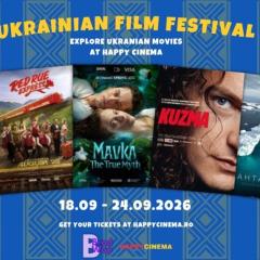 Happy Cinema prezintă Ukrainian Film Festival, dedicat cinematografiei și culturii ucrainene