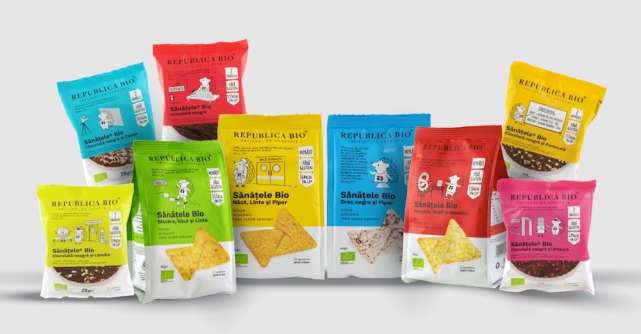 Republica BIO® intră în categoria de snacks-uri prin lansarea noii game de produse, Sănățele® 