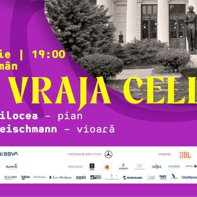 Festivalul AICI A STAT îi aduce pe Alexandra Silocea și pe Johannes Fleischmann  într-un recital extraordinar la Ateneul Român 