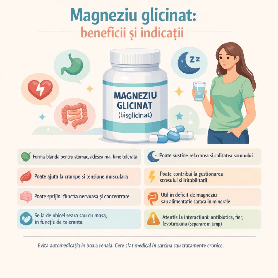 Magneziu glicinat vs magneziu citrat: care sunt diferențele și care ți se potrivește