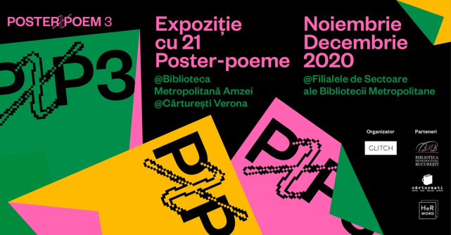 Expoziția POSTER X POEM aduce poezia mai aproape de oameni, în toate cartierele din București