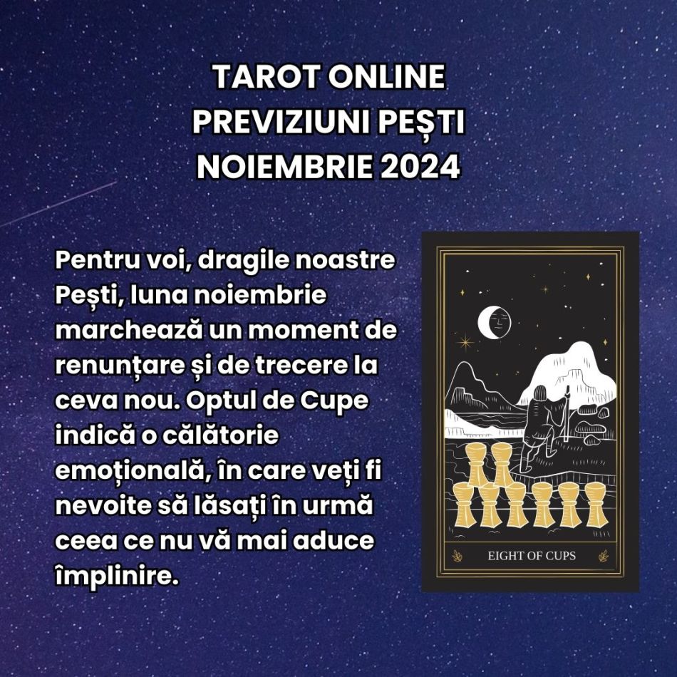 Tarot online: Previziunile Universului în luna noiembrie pentru zodia ta! Descoperă secretele ascunse în penultima lună din an!