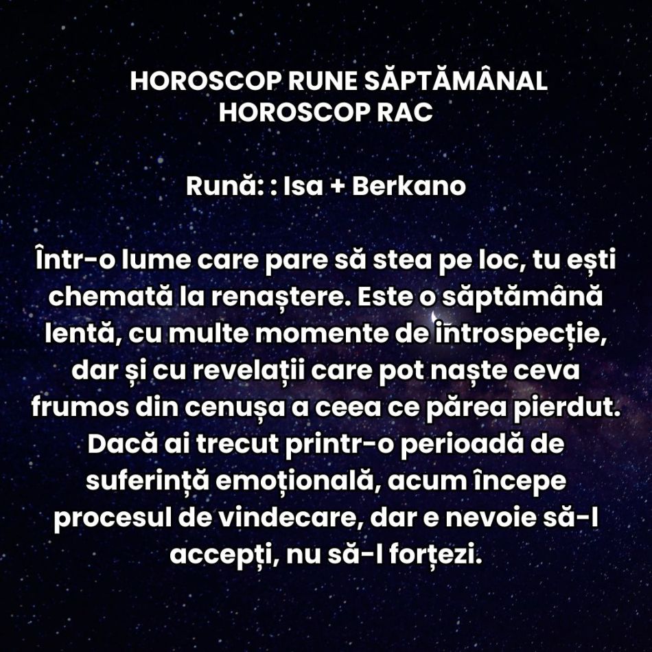 Horoscop Rune săptămâna 1-7 septembrie 2025: Căutăm să punem haosul în ordine și trecem printr-o purificare emoțională profundă