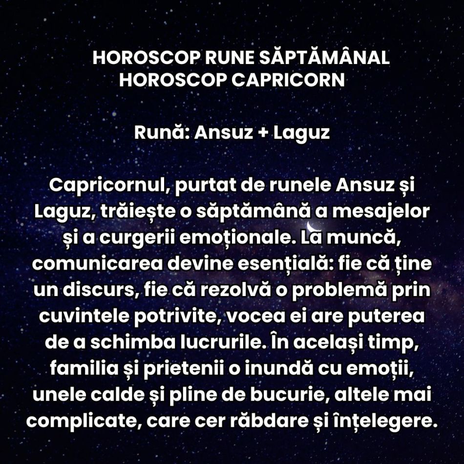 Horoscop Rune săptămâna 8-14 septembrie 2025: Suntem împinși să mergem spre transformare cu planuri precise și curiozitate