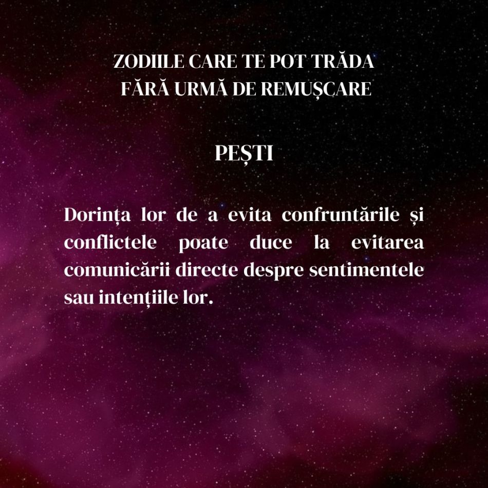 Aceste 6 zodii te pot trăda fără nicio urmă de remușcare