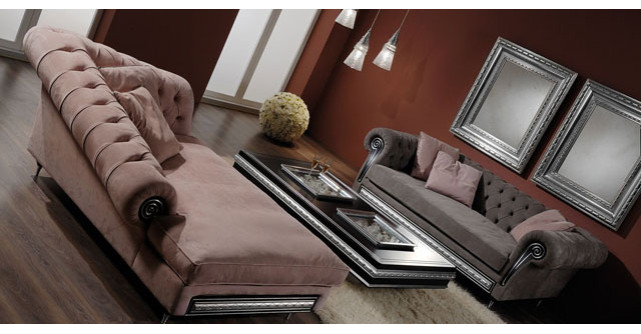 15 piese de mobilier pentru sezut, cu bumbi