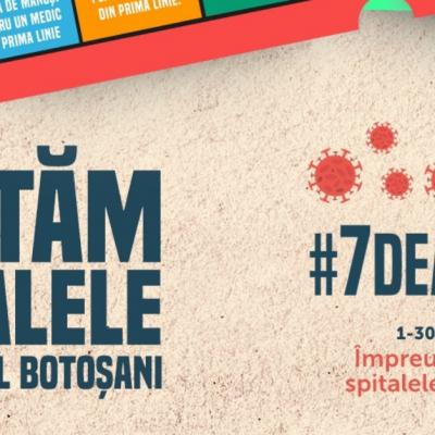 #7deacasă – BILETUL NORDULUI, un apel de solidaritate pentru spitalele din județul Botoșani