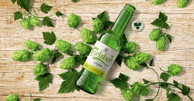 Noul Carlsberg LUMA obtinut prin tehnologia inovatoare DRY Hopping pentru o aroma perfecta