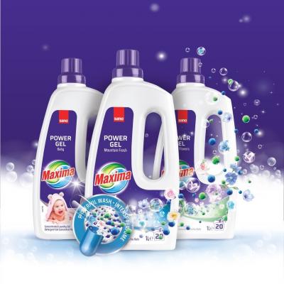Detergentul de rufe pudră și gel SANO MAXIMA  