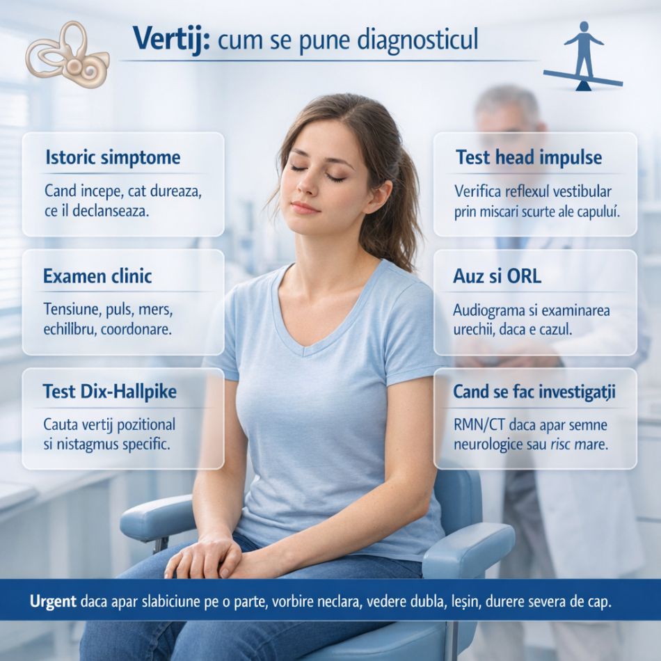 Vertij (amețeli)? Cauze, manevra Epley și când este necesar consultul neurologic