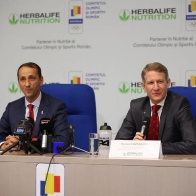 Comitetul Olimpic și Sportiv Român a demarat oficial parteneriatul cu  Herbalife Nutrition