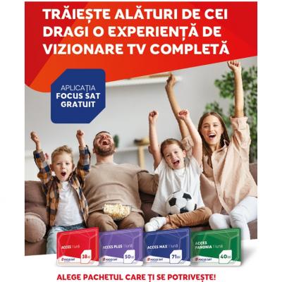 Focus Sat lansează noul portofoliu de pachete TV Satelit pentru o experiență de vizionare completă