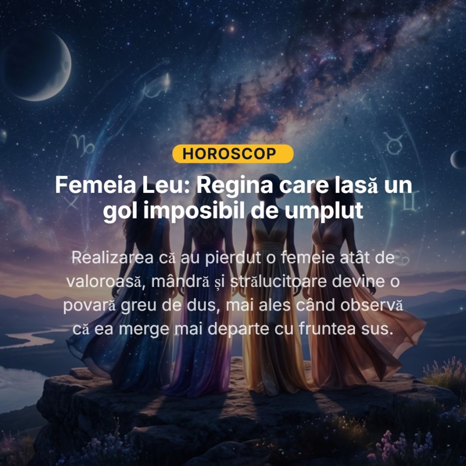 Horoscopul femeilor DE NEUITAT! 4 femei din zodiac pe care niciun bărbat nu le va uita. Le regretă toată viața!