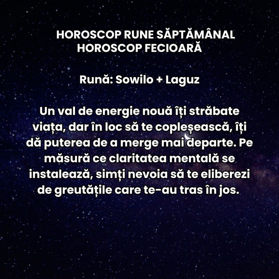 Horoscop Rune săptămâna 28 aprilie-4 mai 2025: Între stabilitate și risc, avem curajul să alegem ce e mai bun pentru noi?