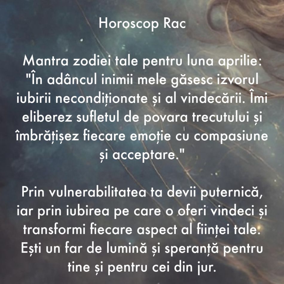 Horoscop spiritual: Află care este mantra zodiei tale pentru luna aprilie 2024