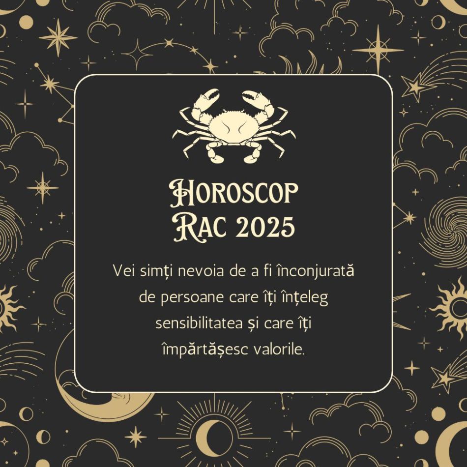 Horoscop Rac 2025: Anul în care intuiția și sensibilitatea te ghidează spre împlinirea destinului