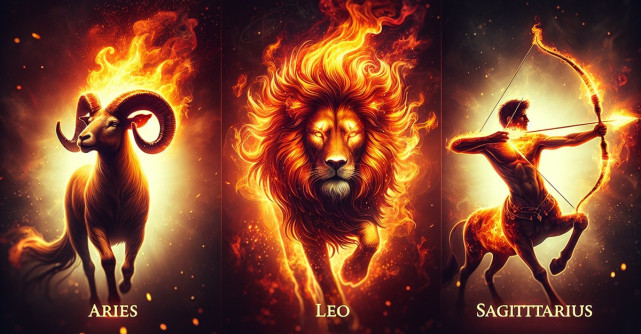 Zodiile de foc. TOTUL despre Berbec, Leu și Săgetător