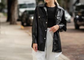 Cămașa-Jachetă din piele – Piesa must-have a sezonului de primăvară