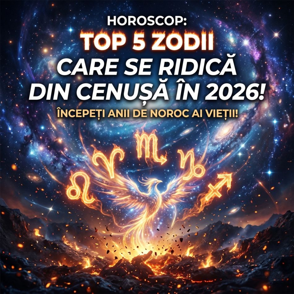 Top 5 zodii care se ridică din cenușă în 2026! Încep anii de noroc ai vieții