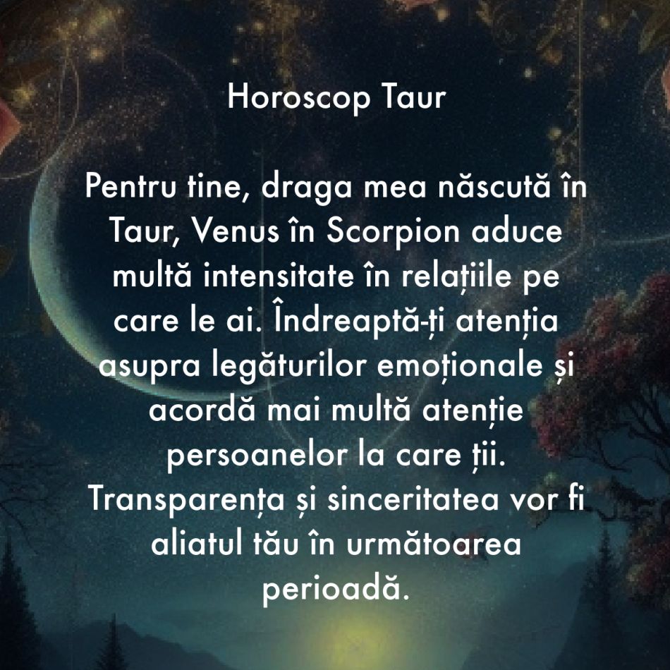 Venus în Scorpion trezește la viață adevăratele dorințe ale inimii. Nu ne mai putem ascunde, vrem totul sau nimic