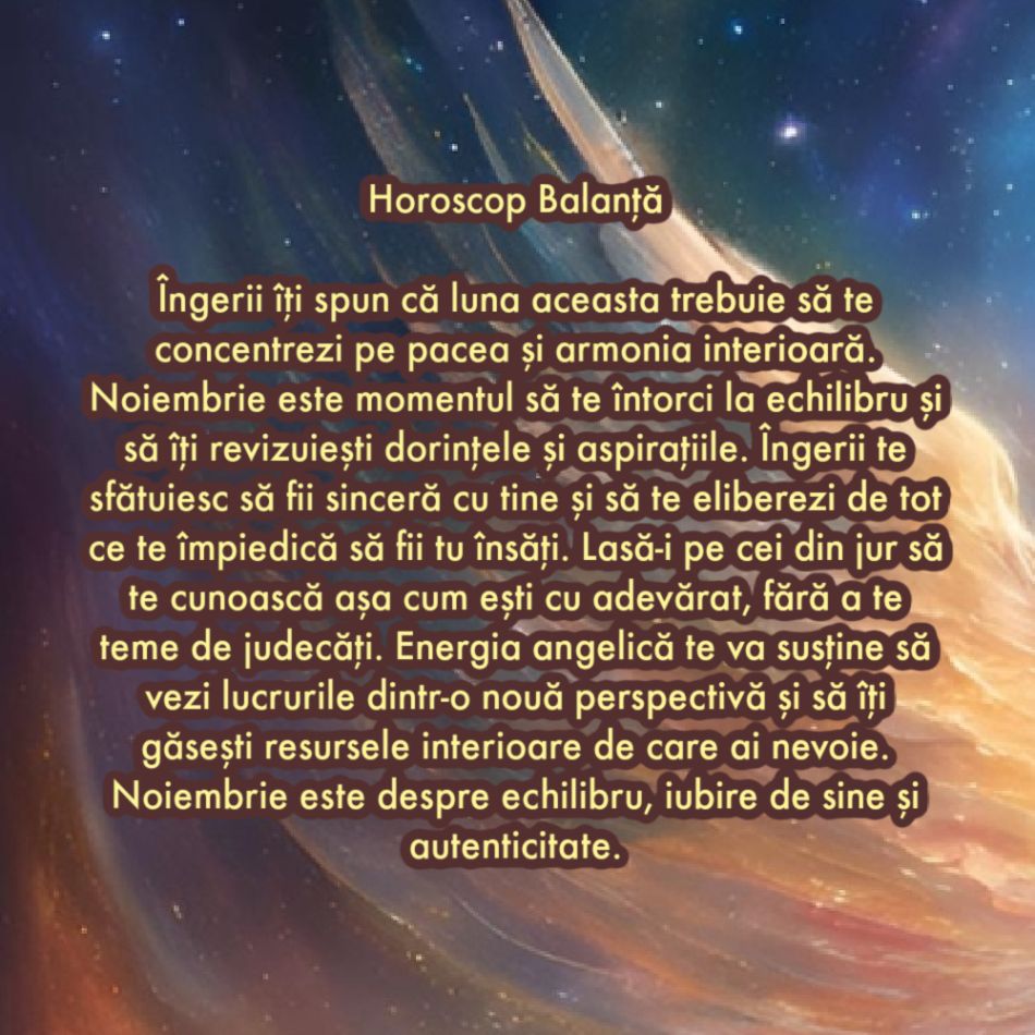 Mesajul îngerilor pentru noiembrie 2024 pentru fiecare zodie în parte