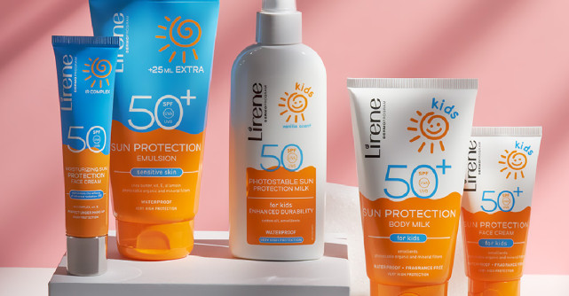 Bucură-te de vară cu Lirene SUN: Protecție complexă cu spectru larg împotriva radiațiilor și arsurilor solare