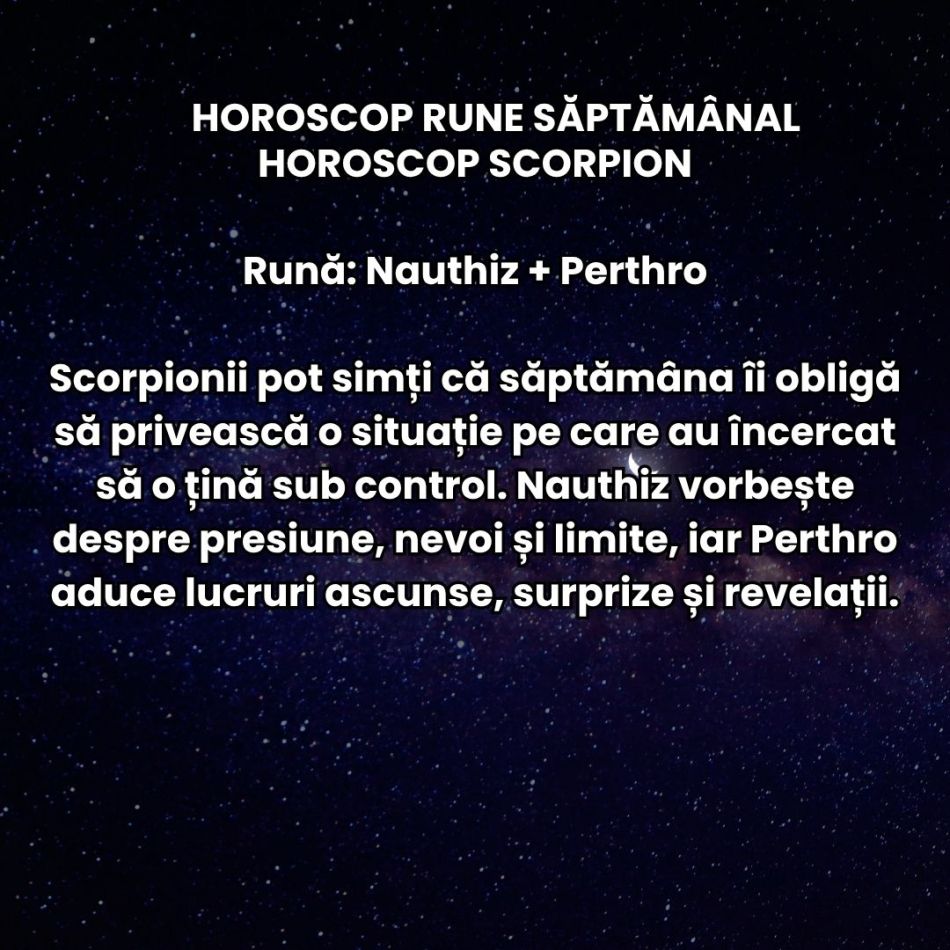 Horoscop Rune săptămâna 26 octombrie – 1 noiembrie: Luna Plină aduce adevărul la lumină, iar unele capitole ajung la final