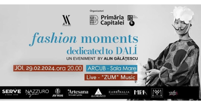 FASHION Moments – Dialoguri: MODA vs SCULPTURA – DALI!