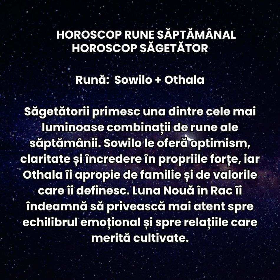 Horoscop Rune săptămâna 13-19 iulie 2026: Schimbările de acum sunt ireversibile! Restart emoțional major!