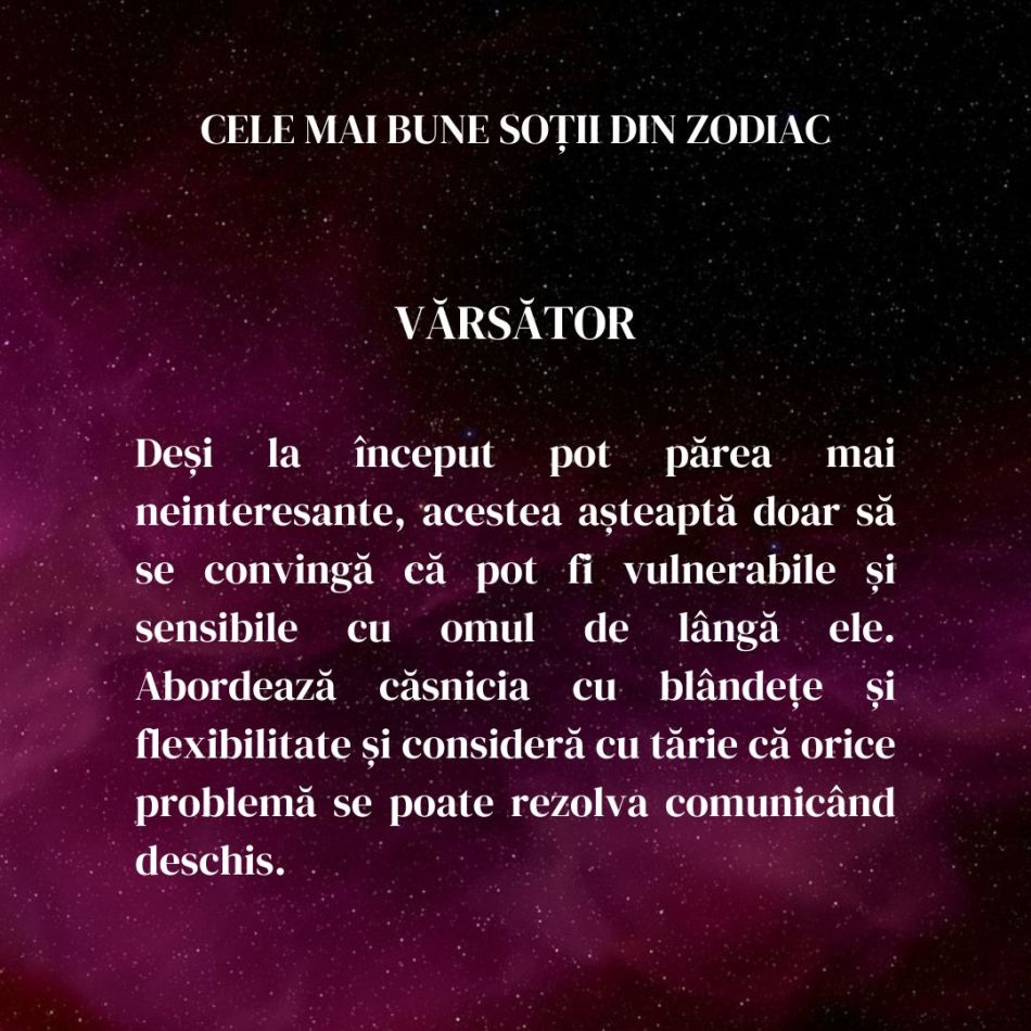 Cele mai bune soții din zodiac: Te numeri printre ele?