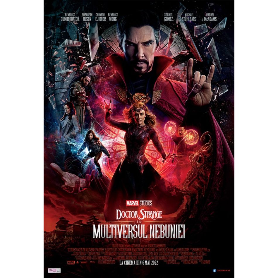 Din 5 mai il reîntâlnim pe Doctor Strange în Multiversul Nebuniei. Biletele s-au pus deja în vânzare!