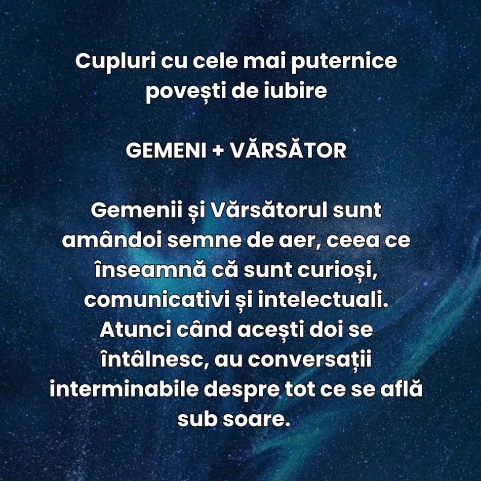 6 perechi zodiacale destinate să aibă cele mai puternice povești de dragoste