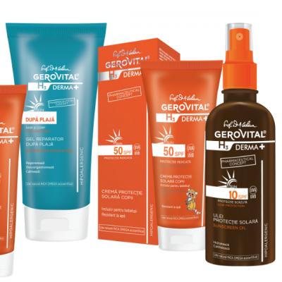 (P) Ramai frumoasa si sanatoasa cu revolutionarele dermatocosmetice Gerovital H3 Derma+ Sun