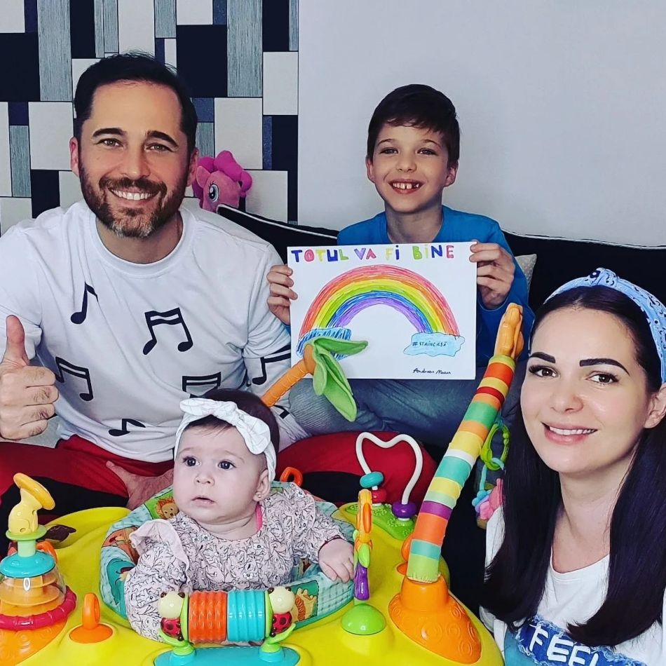 Dinu Maxer, relație specială cu fiica lui, Maysa. Micuța locuiește cu mama ei