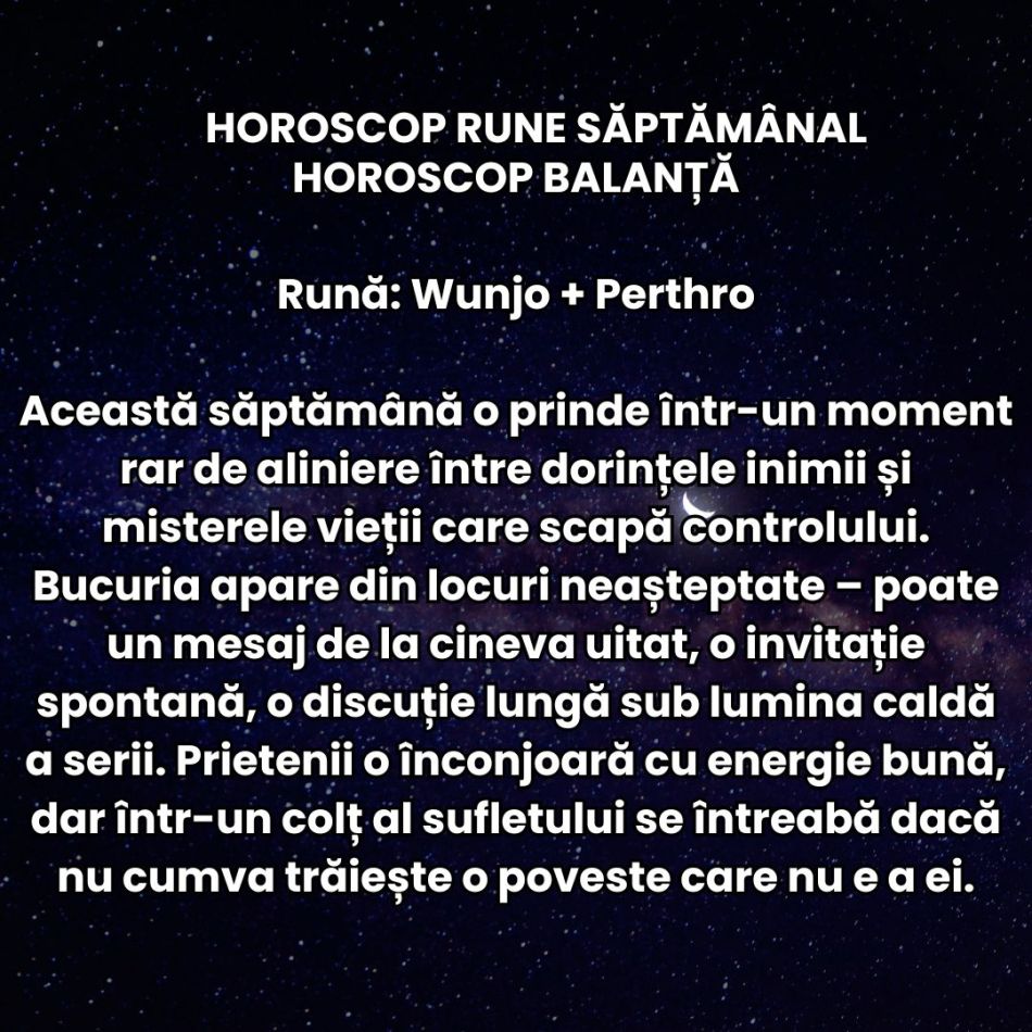 Horoscop Rune săptămâna 1-7 septembrie 2025: Căutăm să punem haosul în ordine și trecem printr-o purificare emoțională profundă
