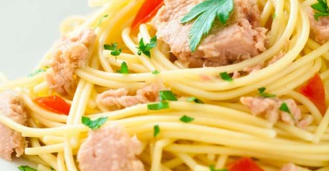 Spaghete cu ton, un deliciu culinar italienesc