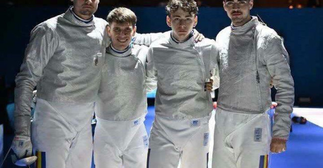 Mândrie națională: Echipa masculină de sabie a României urcă pe podiumul Campionatelor Mondiale