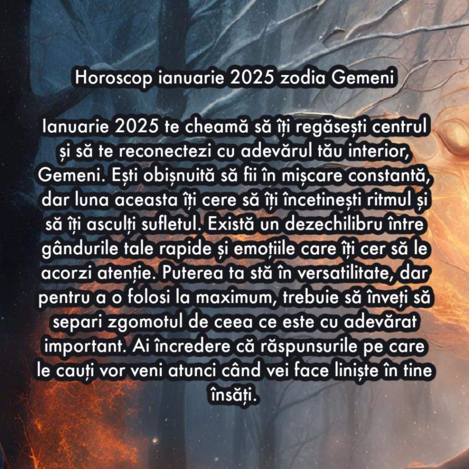 Horoscop ianuarie 2025. O lună de cotitură pentru toate zodiile. Înfruntăm karma sau ne revendicăm puterea?