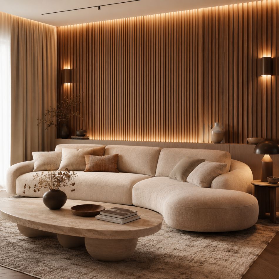 Peretele din spatele canapelei: 7 idei de decor care transformă livingul fără renovare