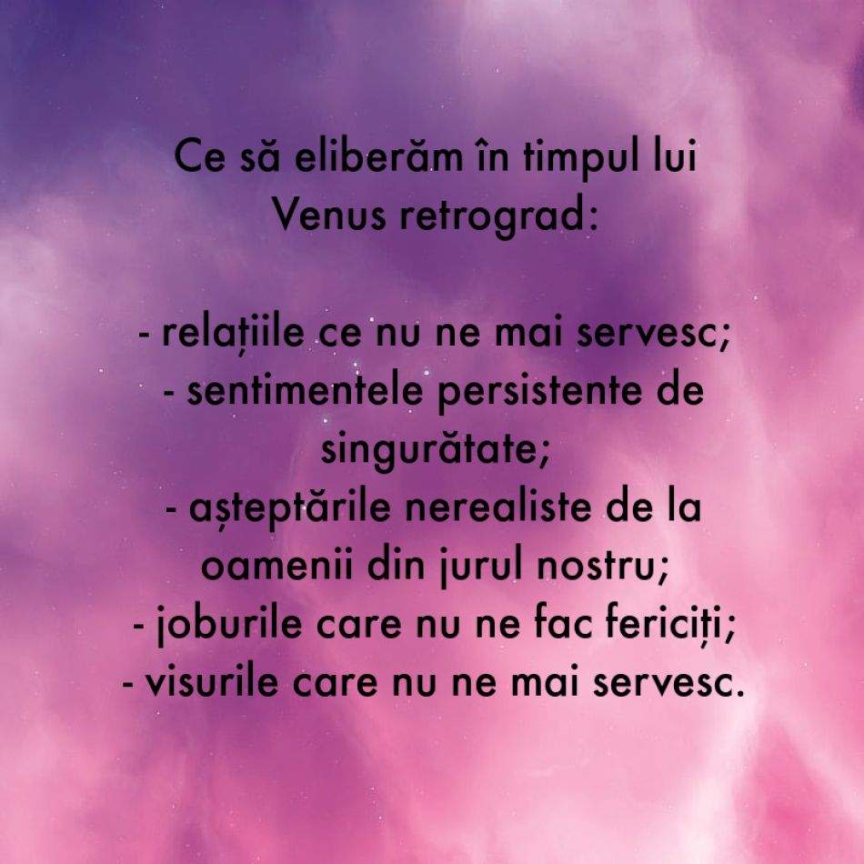 Pe 22 iulie Venus intră în retrograd. Renunțăm la vechile iubiri pentru a ne conecta cu adevăratul suflet pereche