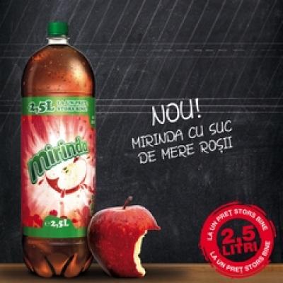 PepsiCo lanseaza Mirinda Mere Rosii