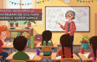 Testul Scolarului: 12 intrebari de cultura generala super simple
