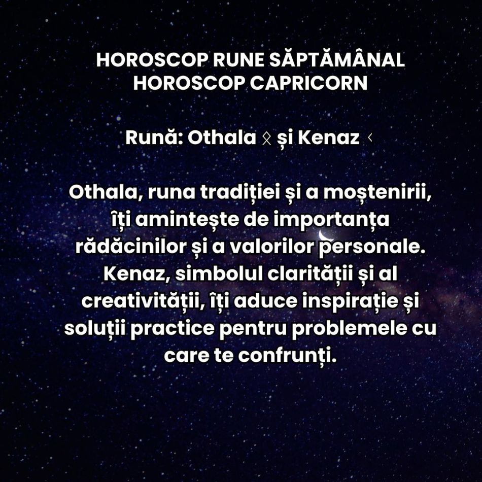Horoscop Rune săptămâna 23-29 decembrie 2024: Cum se anunță sfârșitul de an pentru fiecare zodie?