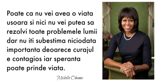 Alfabetul dragostei: Cele mai frumoase citate despre iubire dupa Michelle Obama
