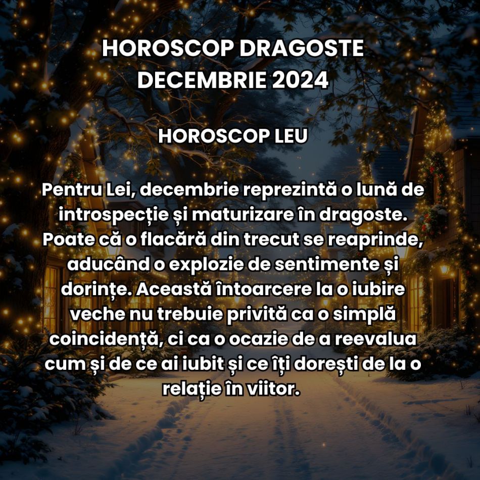 Horoscop Dragoste decembrie 2024: La final de an, ceața se ridică, iar adevărul din spatele relațiilor noastre este dezvăluit