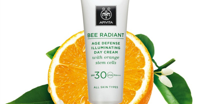 Noul APIVITA BEE RADIANT SPF 30 cu celule stem din portocala